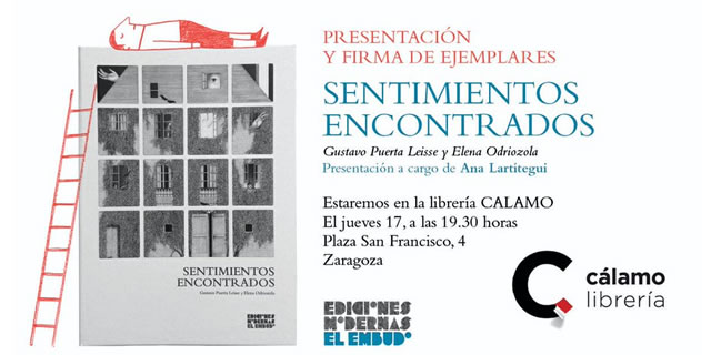 Elena Odriozola presenta Sentimientos encontrados en Librería Cálamo